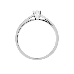 Histoire d'Or Bague Solitaire Veronika Or Blanc Diamant* Bagues|Bagues Avec Pierre