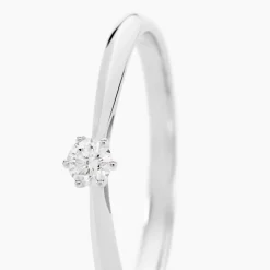 Histoire d'Or Bague Solitaire Veronika Or Blanc Diamant* Bagues|Bagues Avec Pierre