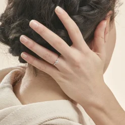 Histoire d'Or Bague Solitaire Veronika Or Blanc Diamant* Bagues|Bagues Avec Pierre