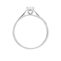 Hot Histoire d'Or Bague Solitaire Victoria Or Blanc Diamant