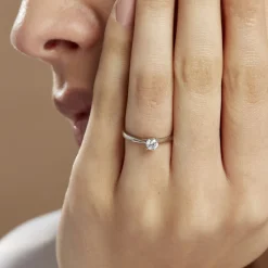 Histoire d'Or Bague Solitaire Victoria Platine Blanc Diamant* Bagues|Bagues Avec Pierre