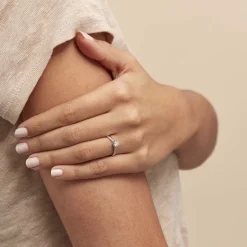 Histoire d'Or Bague Solitaire Victoria Or Blanc Diamant* Bagues|Bagues Avec Pierre