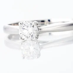 Histoire d'Or Bague Solitaire Victoria Or Blanc Diamant* Bagues|Bagues Avec Pierre