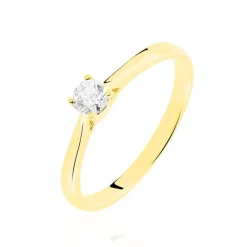 Outlet Histoire d'Or Bague Solitaire Victoria Or Jaune Diamant