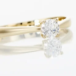Outlet Histoire d'Or Bague Solitaire Victoria Or Jaune Diamant