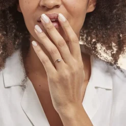 Histoire d'Or Bague Solitaire Vrille Or Blanc Diamant* Bagues|Bagues Avec Pierre