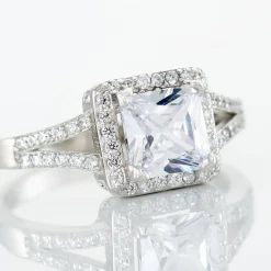 Histoire d'Or Bague Solitaire Wilona Argent Blanc Oxyde De Zirconium* Bagues|Bagues Fantaisie