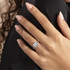 Histoire d'Or Bague Solitaire Wilona Argent Blanc Oxyde De Zirconium* Bagues|Bagues Fantaisie