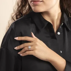 Histoire d'Or Bague Solitaire Wilona Argent Blanc Oxyde De Zirconium* Bagues|Bagues Fantaisie