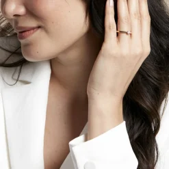 Discount Histoire d'Or Bague Soltaire Iris or jaune diamant