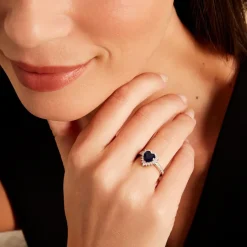 Online Histoire d'Or Bague Sphinx Argent Blanc Pierre Et Oxyde De Zirconium