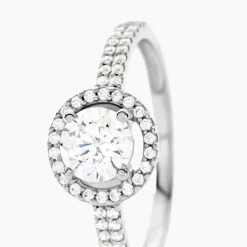 Outlet Histoire d'Or Bague Stelila Or Blanc Oxyde De Zirconium