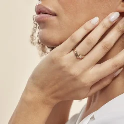 Histoire d'Or Bague Superposition Or Tricolore Diamant* Bagues|Bagues Avec Pierre