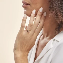 Histoire d'Or Bague Superposition Or Tricolore Diamant* Bagues|Bagues Avec Pierre