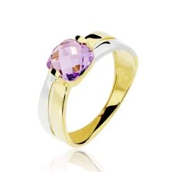 Histoire d'Or Bague Suzana Or Bicolore Amethyste* Bagues|Bagues Avec Pierre