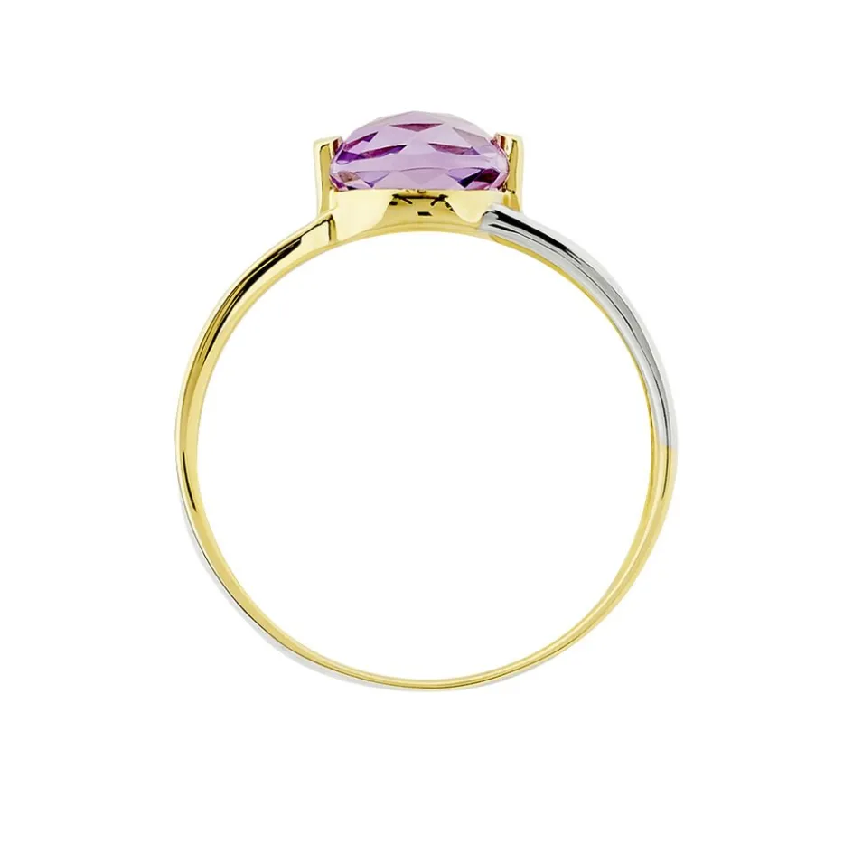 Histoire d'Or Bague Suzana Or Bicolore Amethyste* Bagues|Bagues Avec Pierre