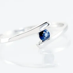 Histoire d'Or Bague Tamyra Or Blanc Saphir* Bagues|Bagues Avec Pierre