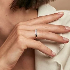 Histoire d'Or Bague The Crown Or Blanc Oxyde De Zirconium* Bagues|Bagues Avec Pierre