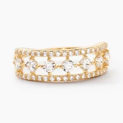 Sale Histoire d'Or Bague The Crown Or Jaune Oxyde De Zirconium