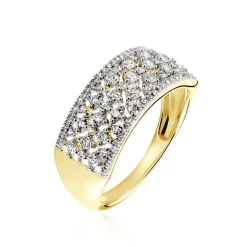 Histoire d'Or Bague Theolinne Or Jaune Diamant
