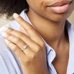 Histoire d'Or Bague Tilla Or Jaune Oxyde De Zirconium* Bagues|Bagues Avec Pierre