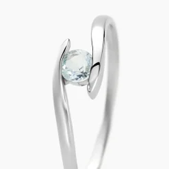 Histoire d'Or Bague Tiphaine Or Blanc Topaze* Bagues|Bagues Avec Pierre