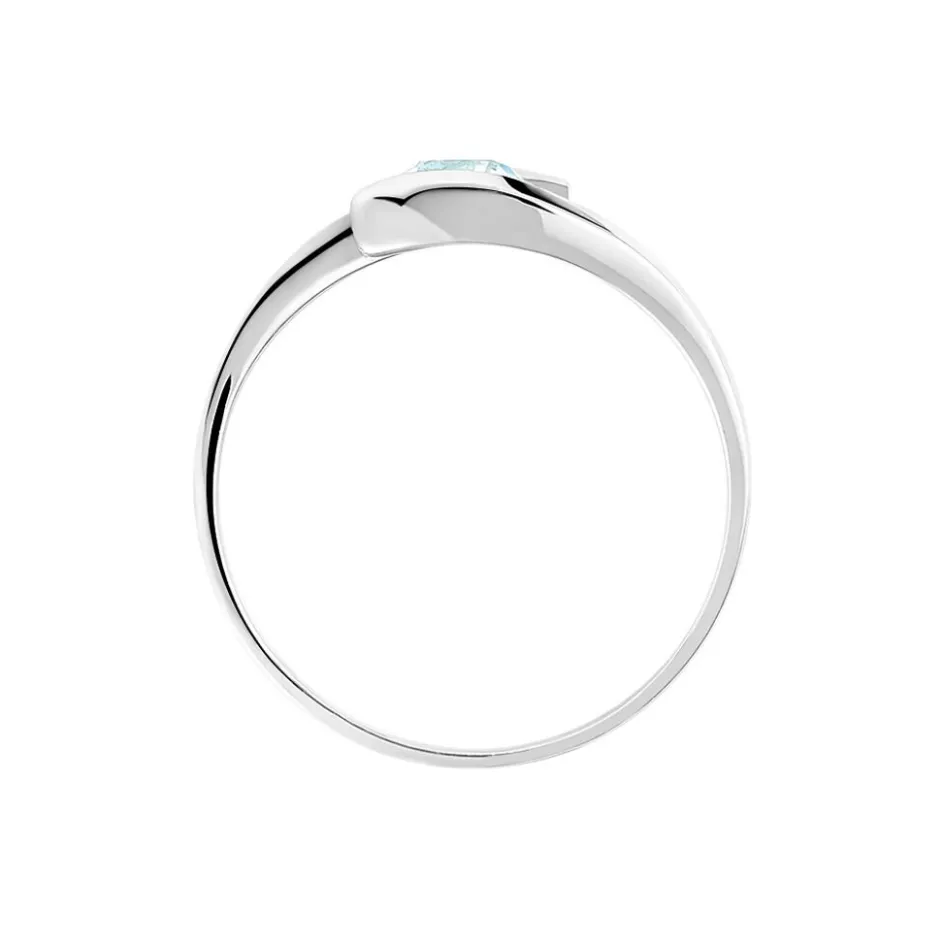 Histoire d'Or Bague Tiphaine Or Blanc Topaze* Bagues|Bagues Avec Pierre