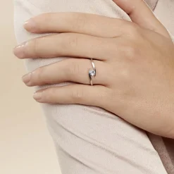 Histoire d'Or Bague Tiphaine Or Blanc Topaze* Bagues|Bagues Avec Pierre