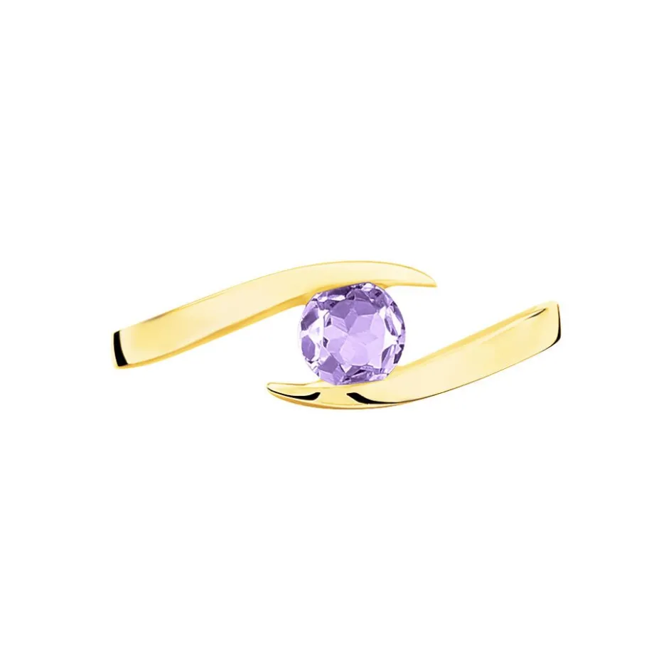 Online Histoire d'Or Bague Tiphaine Or Jaune Amethyste
