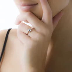 Histoire d'Or Bague Tiphaine Or Rose Amethyste* Bagues|Bagues Avec Pierre