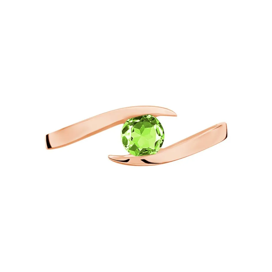 Histoire d'Or Bague Tiphaine Or Rose Péridot* Bagues|Bagues Avec Pierre