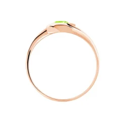 Histoire d'Or Bague Tiphaine Or Rose Péridot* Bagues|Bagues Avec Pierre