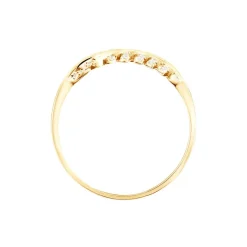 Clearance Histoire d'Or Bague Tourkia Or Jaune Oxyde De Zirconium