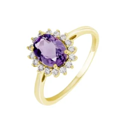 Histoire d'Or Bague Trick Or Jaune Amethyste Et Oxyde* Bagues|Bagues Avec Pierre
