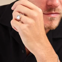 New Histoire d'Or Bague Two Argent Blanc