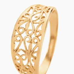 Online Histoire d'Or Bague Tyfene Plaqué Or Jaune