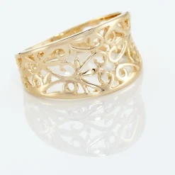 Online Histoire d'Or Bague Tyfene Plaqué Or Jaune