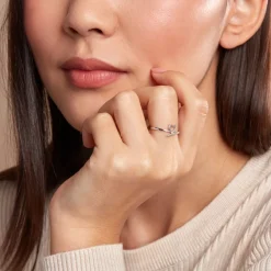 New Histoire d'Or Bague Urias Or Blanc Diamant