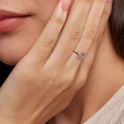 New Histoire d'Or Bague Urias Or Blanc Diamant