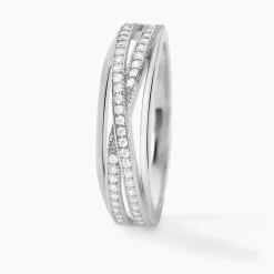 Histoire d'Or Bague Urpa Argent Blanc Oxyde De Zirconium* Bagues|Bagues Fantaisie