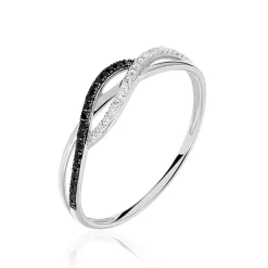 Hot Histoire d'Or Bague Ursulla Or Blanc Diamant
