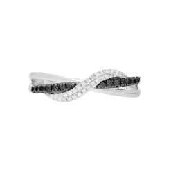 Histoire d'Or Bague Valencia Or Blanc Diamant