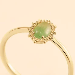 Histoire d'Or Bague Vintage Love Plaqué Or Jaune Aventurine* Bagues|Bagues Fantaisie