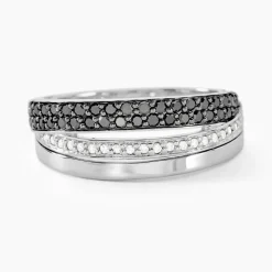 Histoire d'Or Bague Virginie Or Blanc Diamant* Bagues|Bagues Avec Pierre