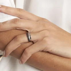 Histoire d'Or Bague Virginie Or Blanc Diamant* Bagues|Bagues Avec Pierre