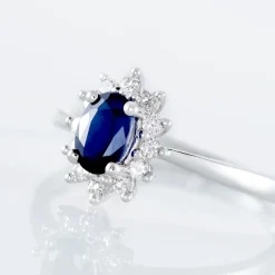 Sale Histoire d'Or Bague Vladimir Diamants or blanc saphir