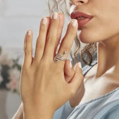 Histoire d'Or Bague Wesley Argent Blanc Oxydes De Zirconium* Bagues|Bagues Fantaisie