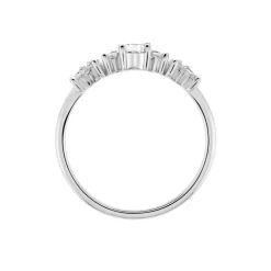 New Histoire d'Or Bague Winter Sweetness Argent Blanc Oxyde De Zirconium