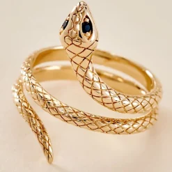 New Histoire d'Or Bague Yasha Plaqué Or Jaune Spinelle Synthétique