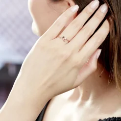 Histoire d'Or Bague Zenia Argent Rose* Bagues|Bagues Sans Pierre